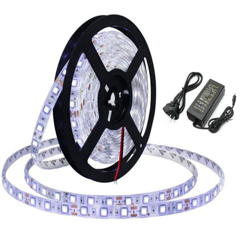 5M 300 LED 5050 White Led Strip Light