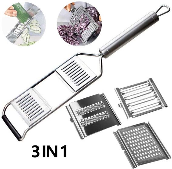 3-in-1Multi-Purpose Fruit Shredder Portable Vegetable Cutter lightweight and Easy to Clean