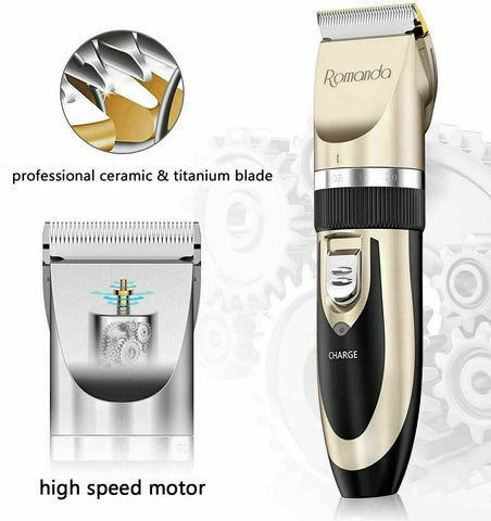 Professional Hair Clippers Men cordless hair trimmers washable Beard Trimmer 9Pc