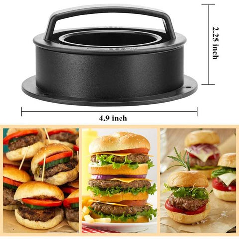 3 In 1 Burger Press Hamburger Patty Maker Slider Press Stuffed Press Burger Patties Cookery Mold