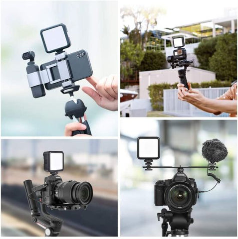 49 LED Camera Light USB, Rechargeable Dimmable Camera Fill Light, Mini Video Light for DLSR Camera Camcorder Gimbal Macro Photography Video